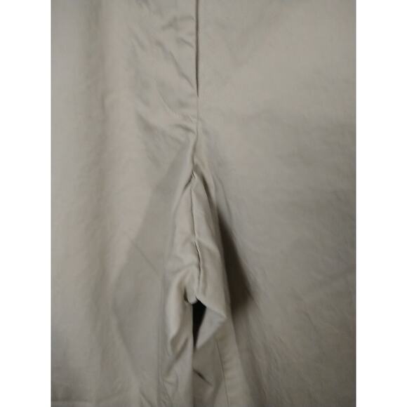 Liz Claiborne Woman 16 Audra Pants Tan Flat Front Khaki Straight Leg - Picture 4 of 12